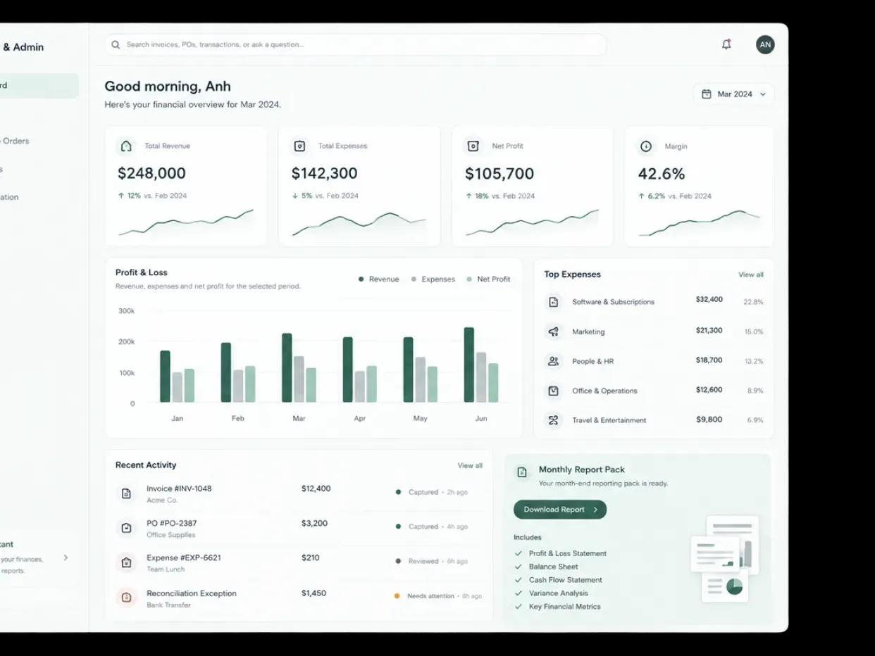 Finance & Admin